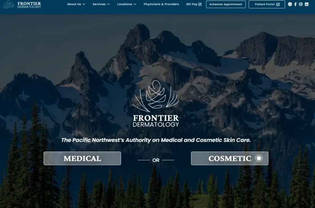 Frontier Dermatology providing Derma services .